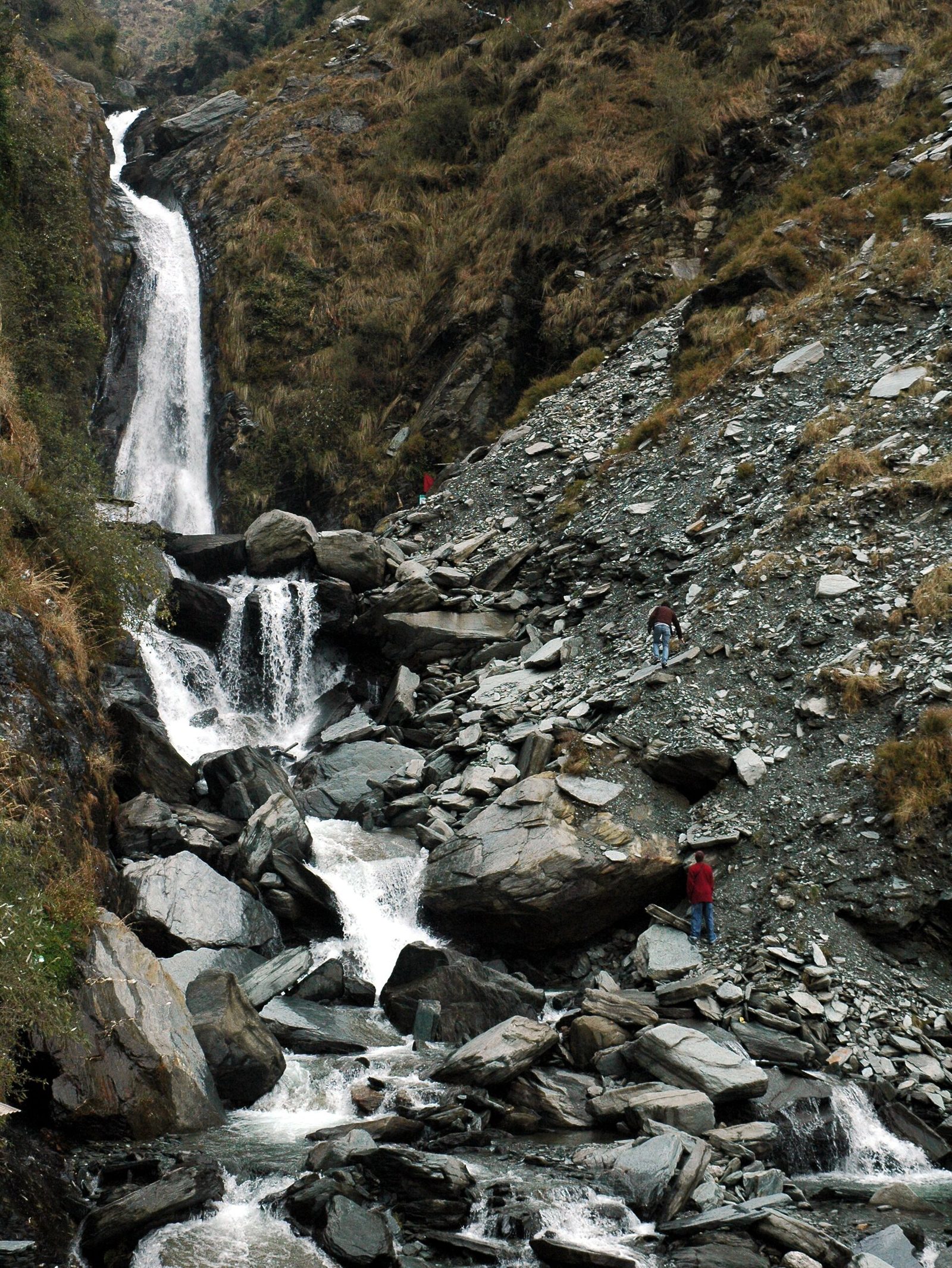 Bhagsu Nag waterfall near McLeod Ganj