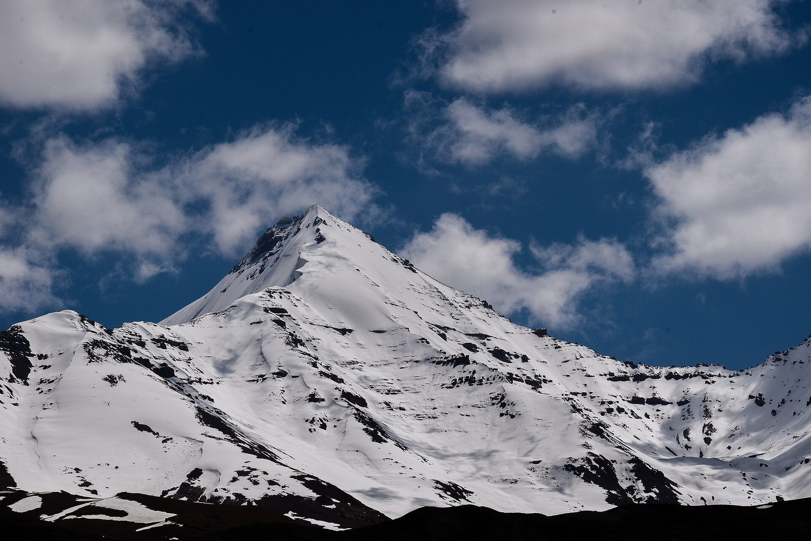 Langza village and Buddha statue in Spiti Valley