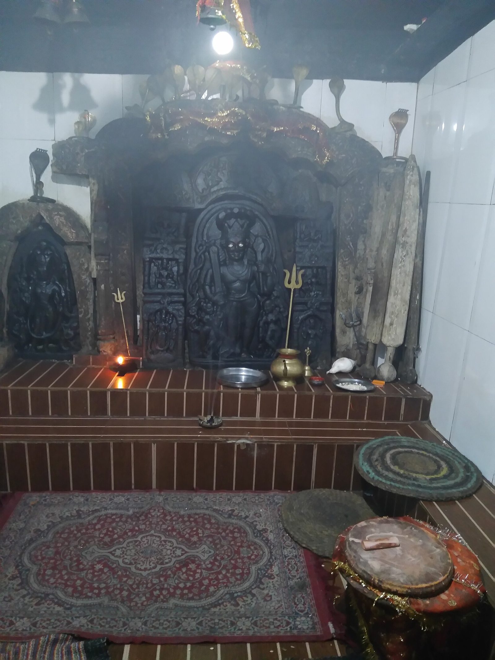 Temple beside the Khajjiar meadow in Chamba district